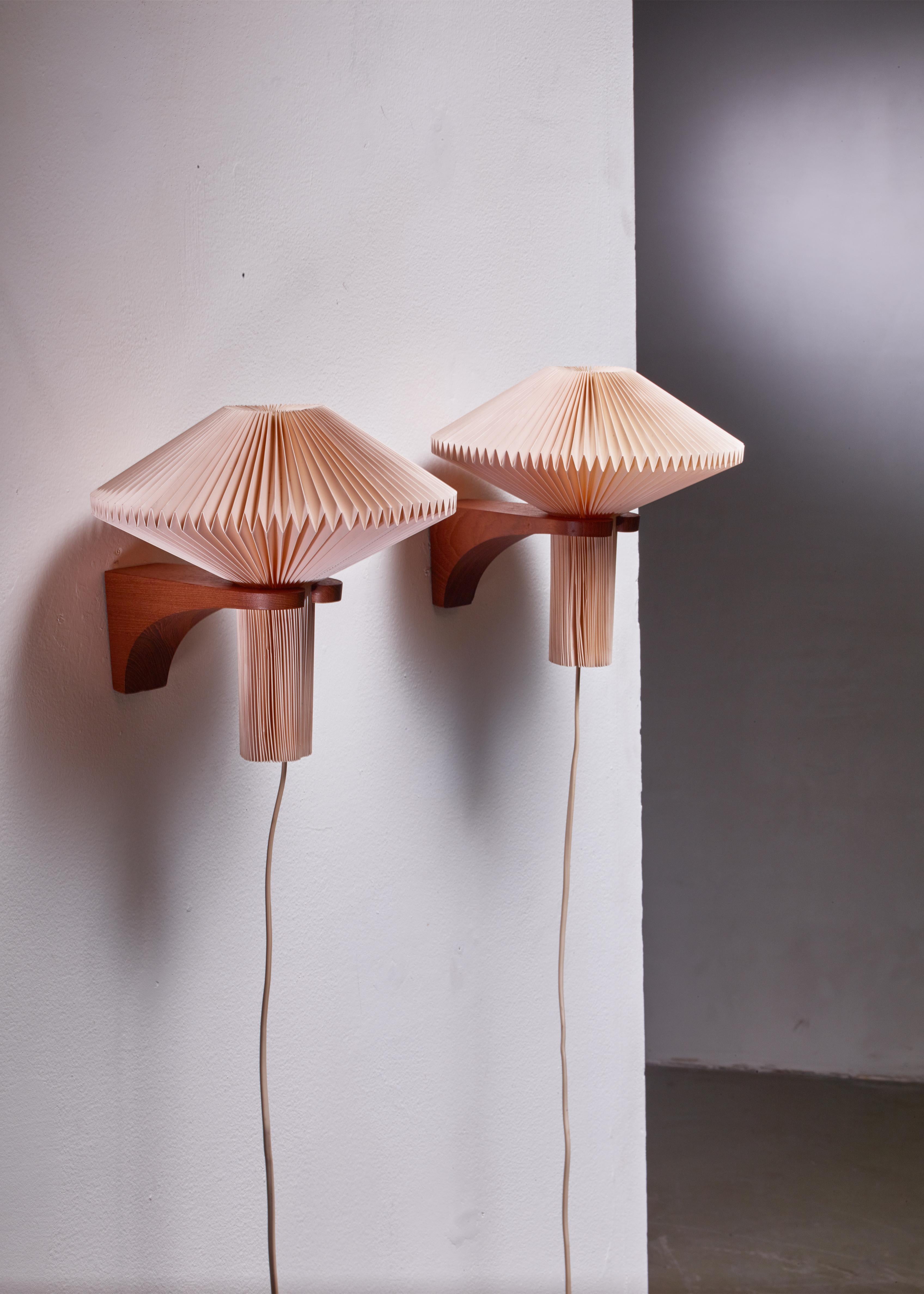 Scandinavian Modern Vilhelm Wohlert Pair of Wall Lamps, Denmark