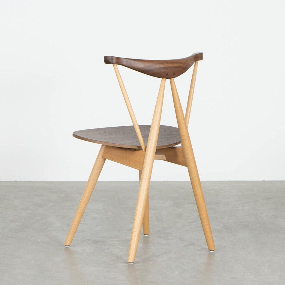Leather Vilhelm Wohlert Piano Dining Chair Set for Stellar Works Furniture