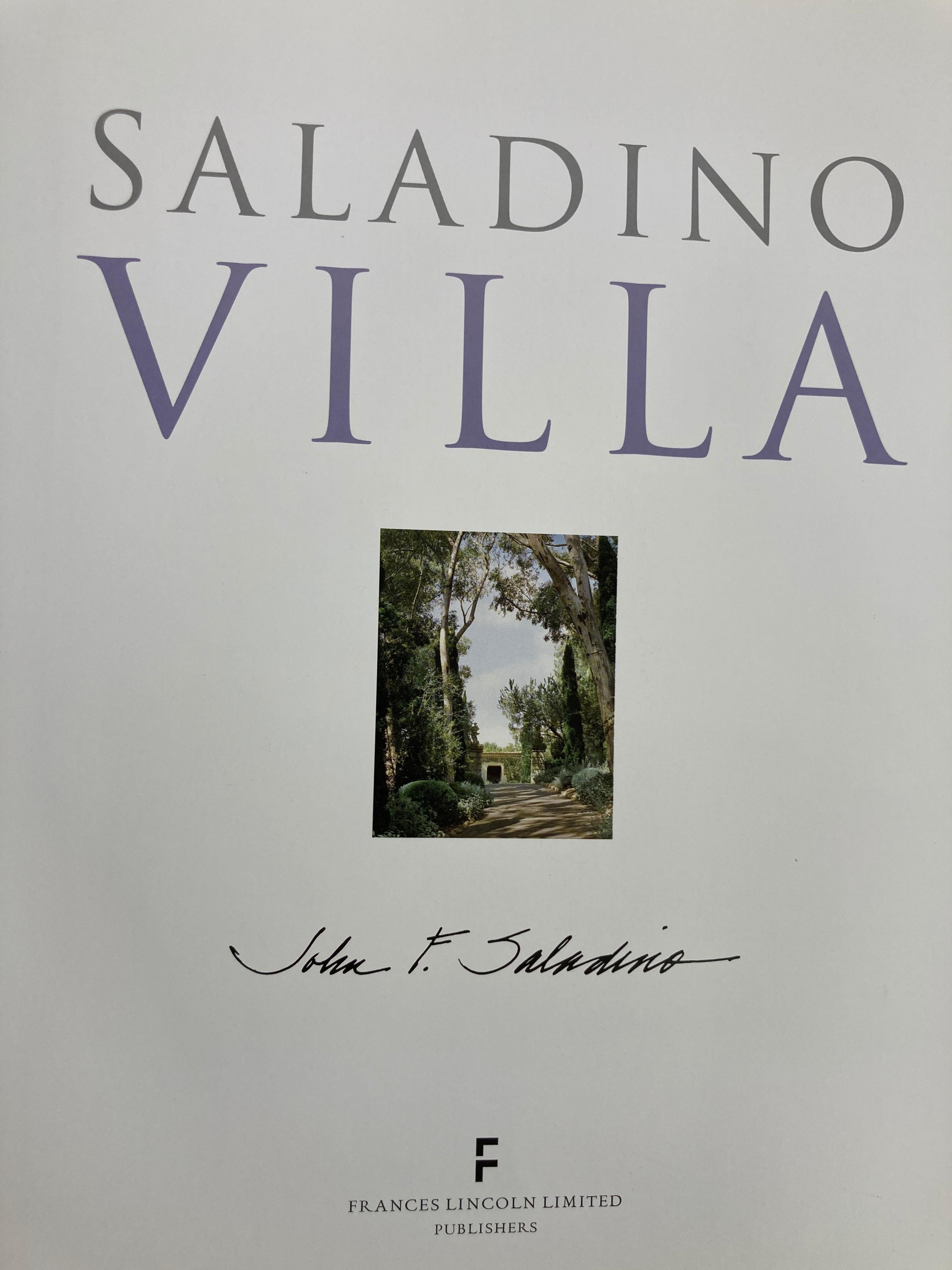 Expressionist Villa by John Saladino Hardcover Book For Sale