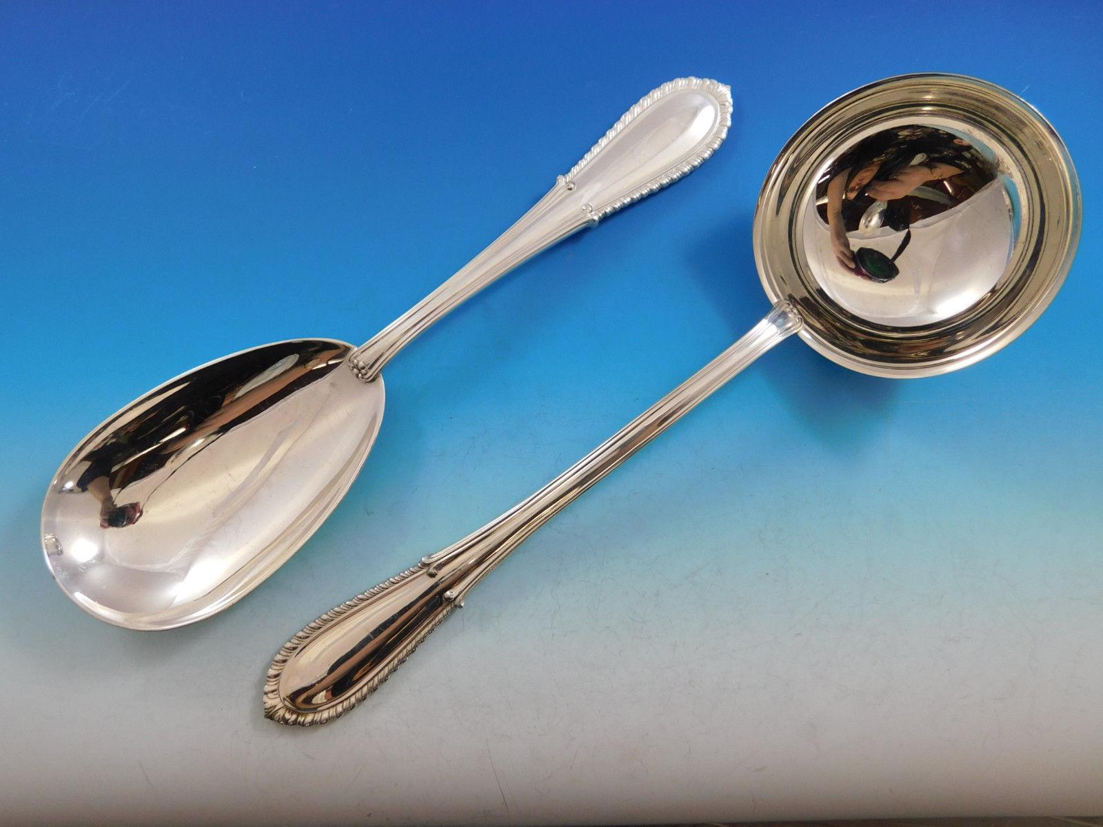 Villa D'este by Buccellati Italy Sterling Silver Flatware 12 Set of 96 Pieces 8