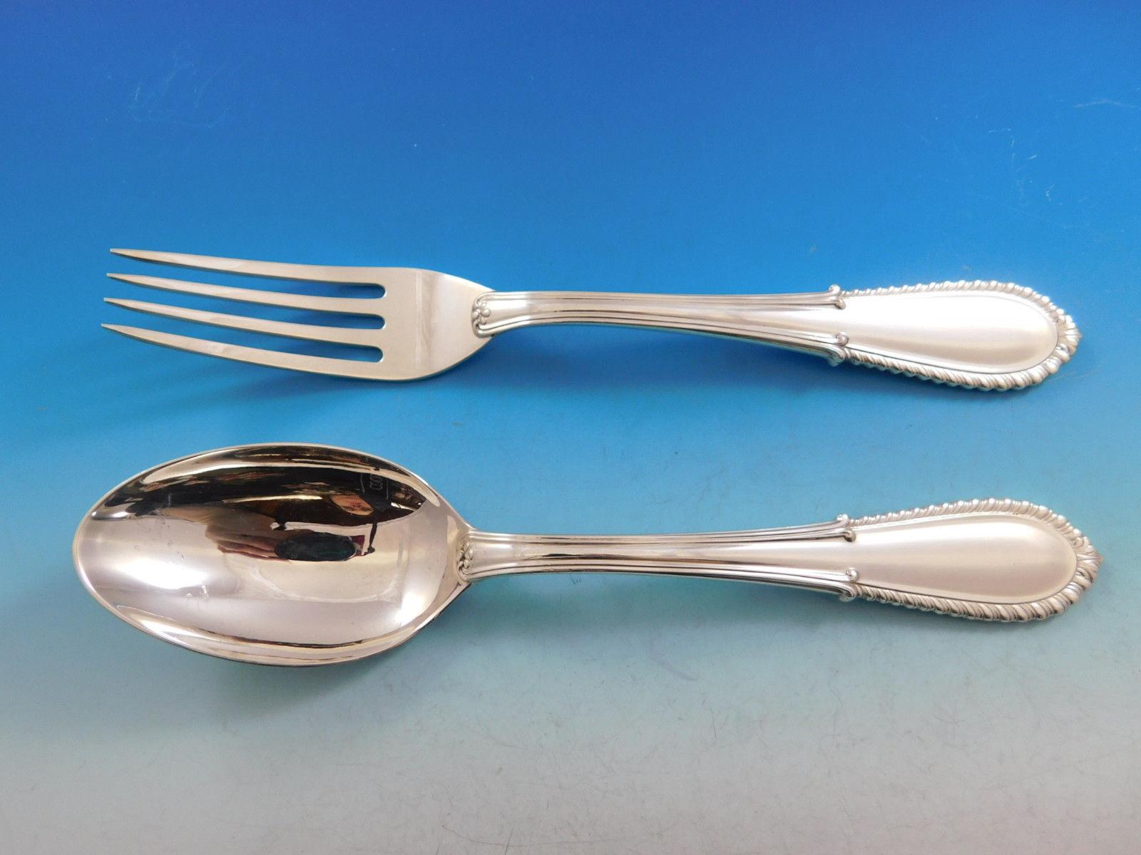 Villa D'este by Buccellati Italy Sterling Silver Flatware 12 Set of 96 Pieces 3