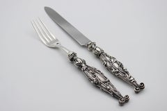 Villa D’este Set of 2 Pieces in Silver Bronze or Gold Bronze