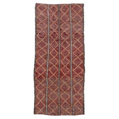 Village Allover Rug Red and Tan