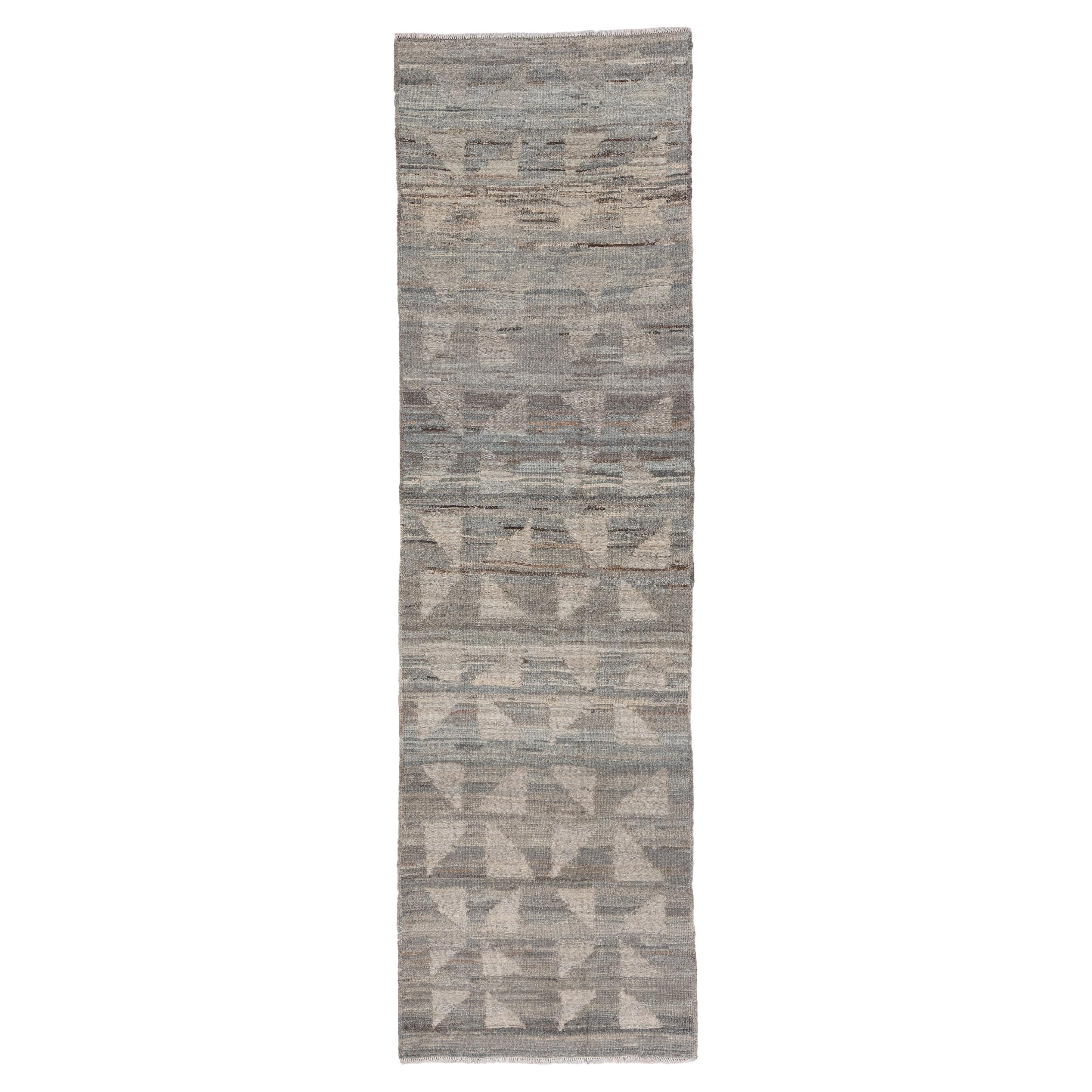 Village Rustic Tulu Runner en vente
