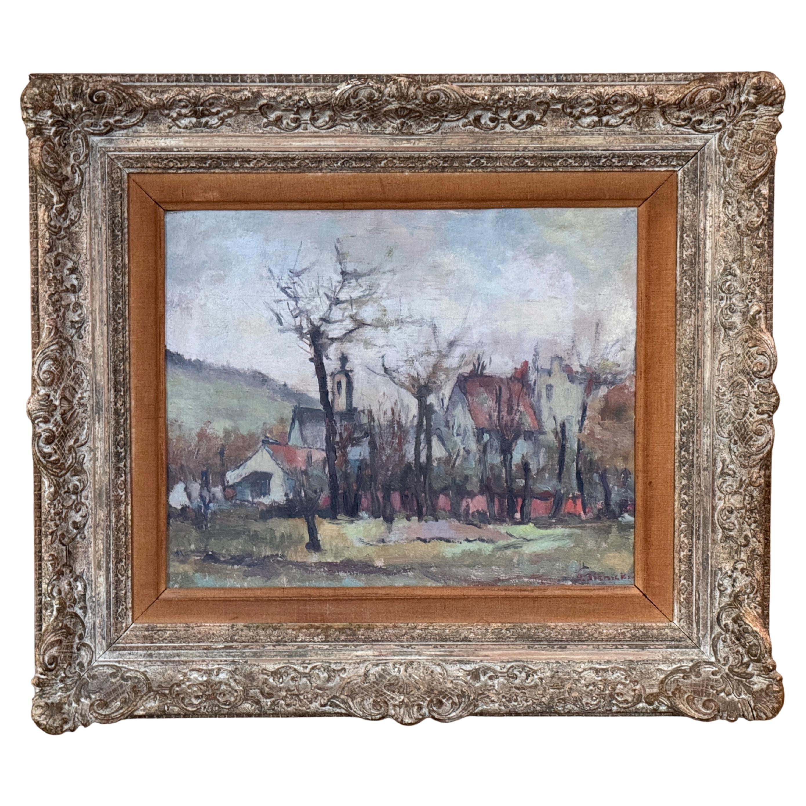 Dorfszene von George René Sinicki