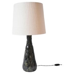 "Villandry" 32cm green and blue ceramic lamp, Barracuda edition.
