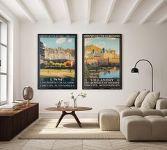 Villandry c1923 French Travel Advertising Poster, Constant Duval