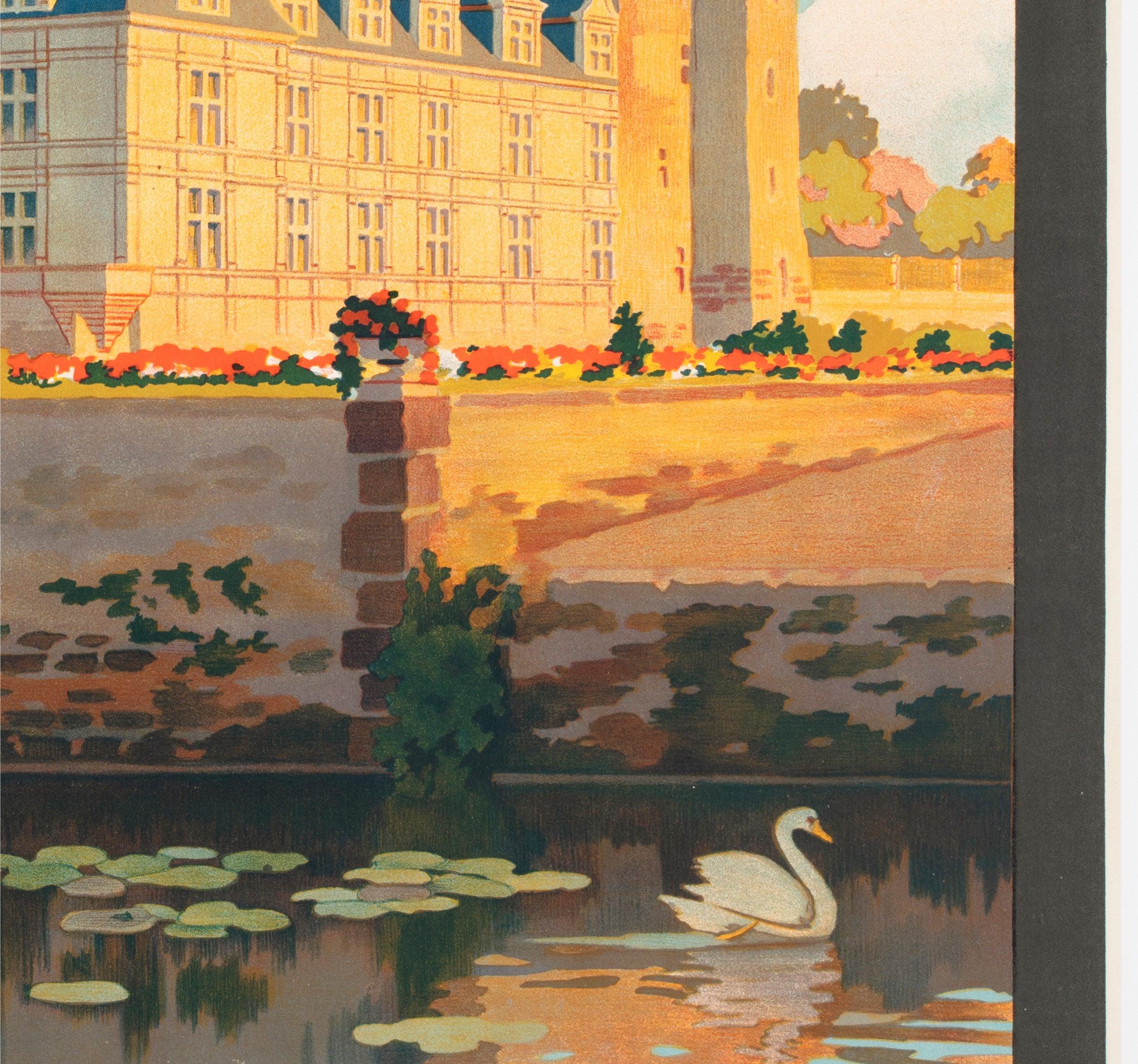 Lin Villandry c1923 Affiche publicitaire française pour les voyages, Constant Duval en vente