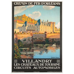 Villandry c1923 Französisch Reise Werbung Poster, Constant Duval