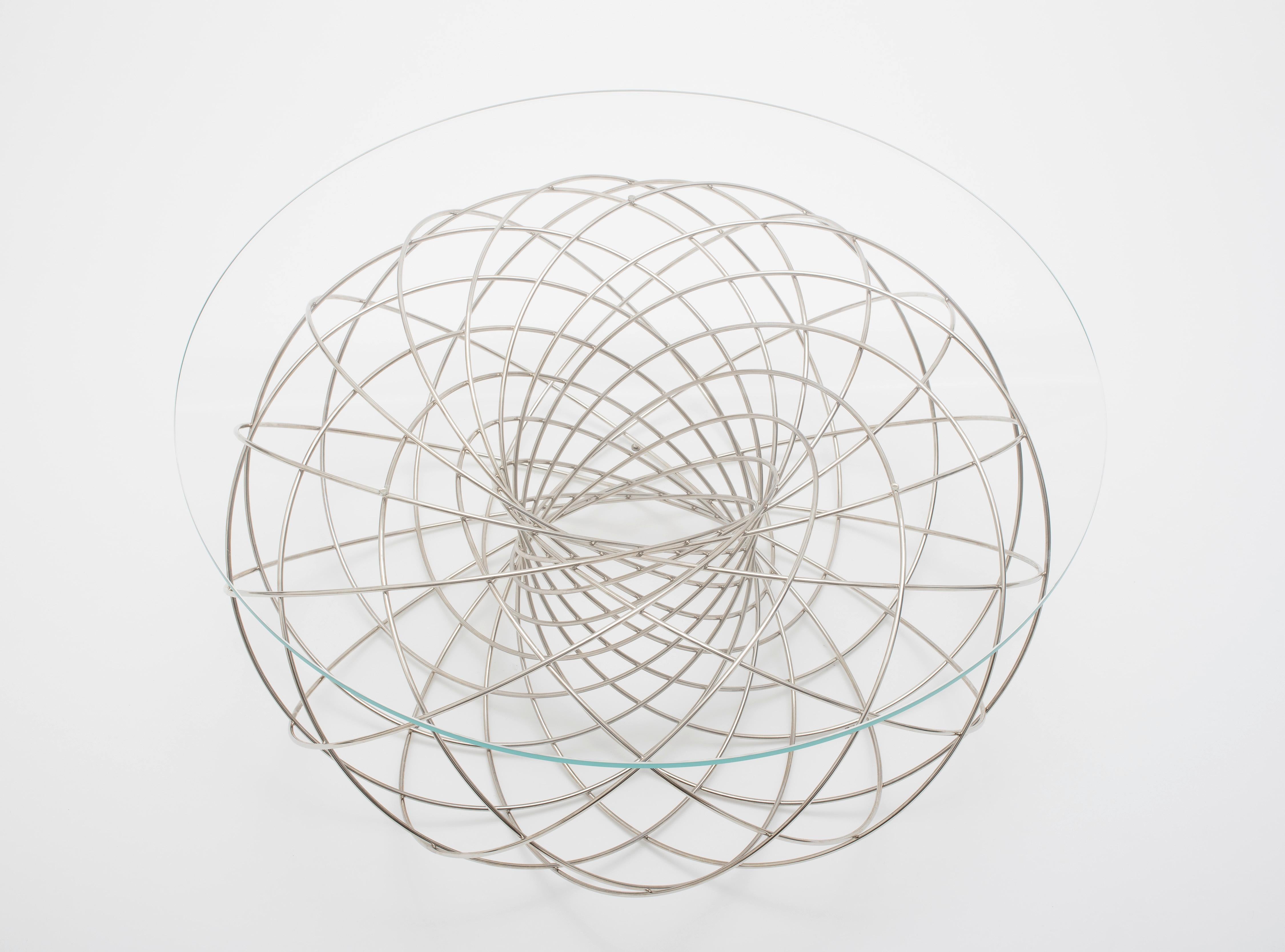 Steel Villarceau Table small For Sale