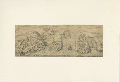 Villefranche, Nice & Monaco Coast – Rare German Copper Engraving c.1692