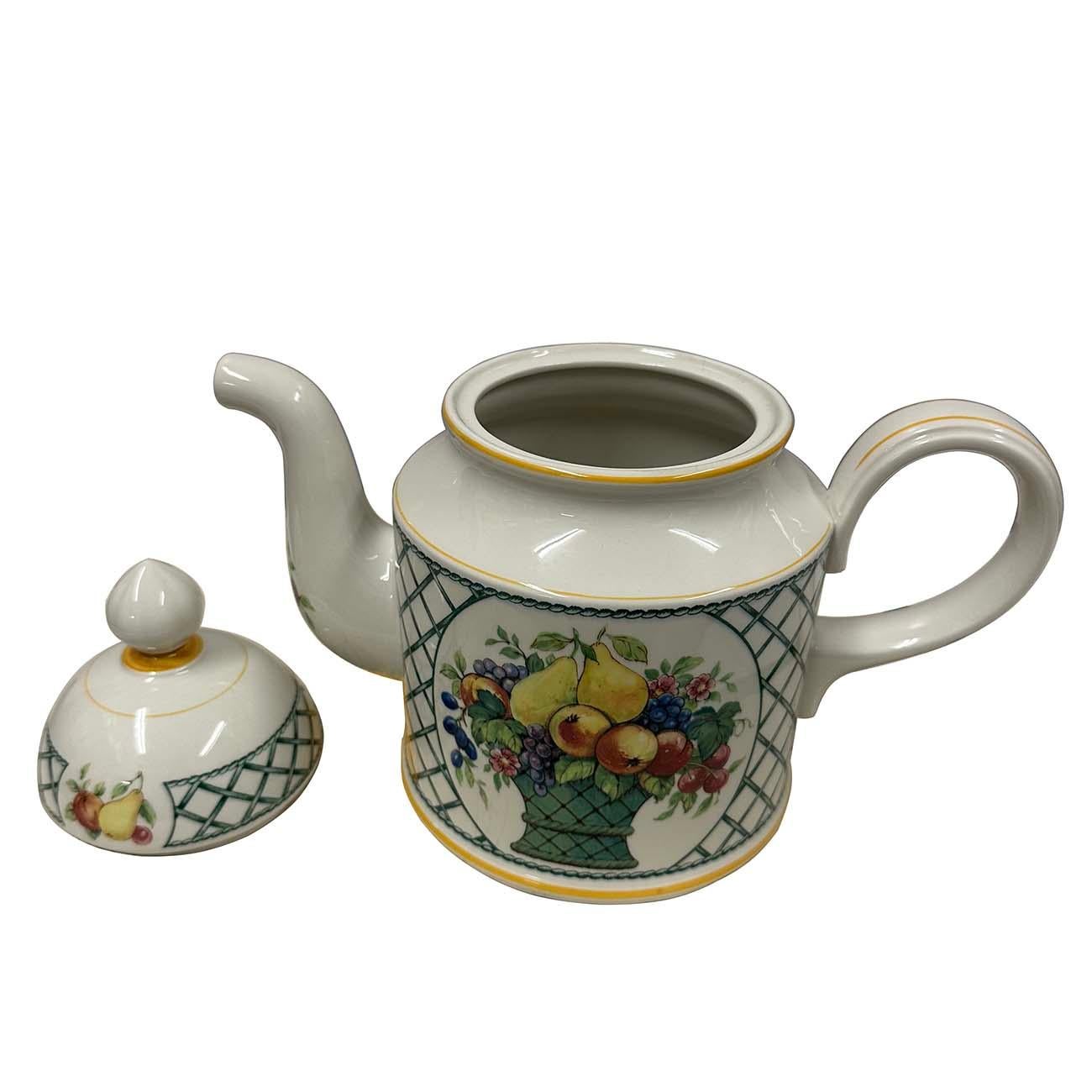 Villeroy and Boch Basket très rare théière/pot à café avec couvercle en vente 2