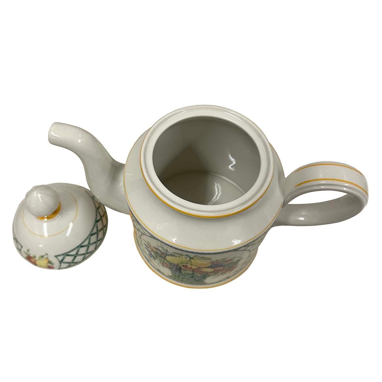 Villeroy and Boch Basket très rare théière/pot à café avec couvercle en vente 3