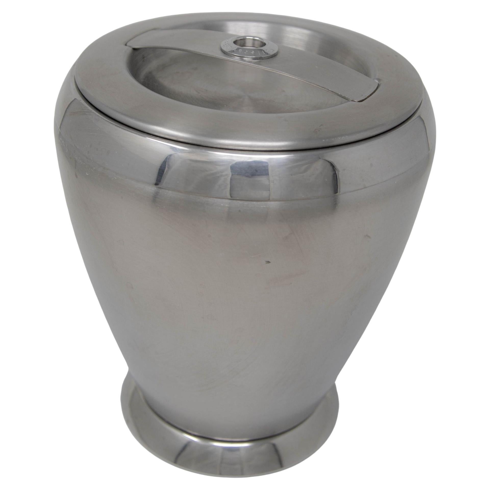 Villeroy and Boch Bogart Chrome Ice Bucket with Liner and Lid