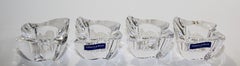 Villeroy and Boch Crystal Votive Candle Holders Set of 4