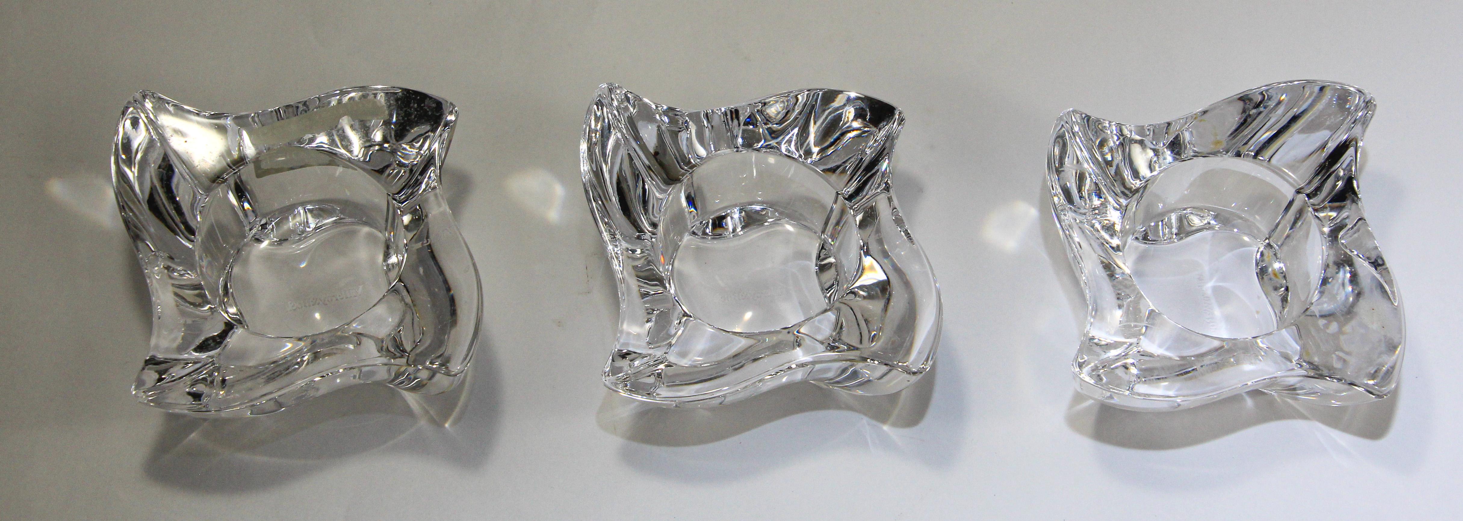 villeroy and boch crystal candle holders