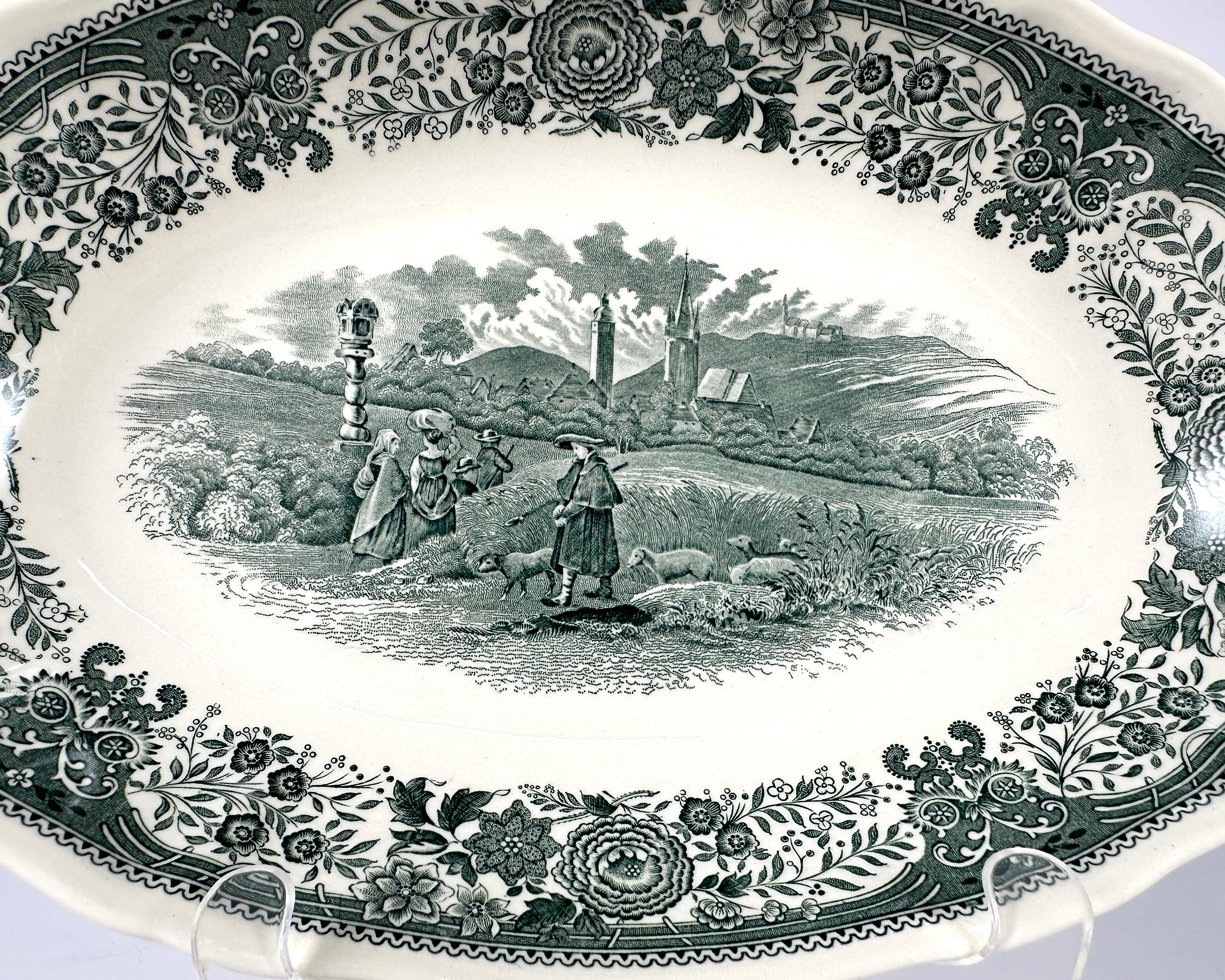 Late 20th Century Villeroy and Boch Deep Plater Original Serving Dish in Porcelain Germany
