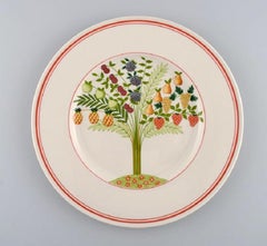 Villeroy & Boch, 10 assiettes plates Bon Appetit en porcelaine avec arbres fruitiers