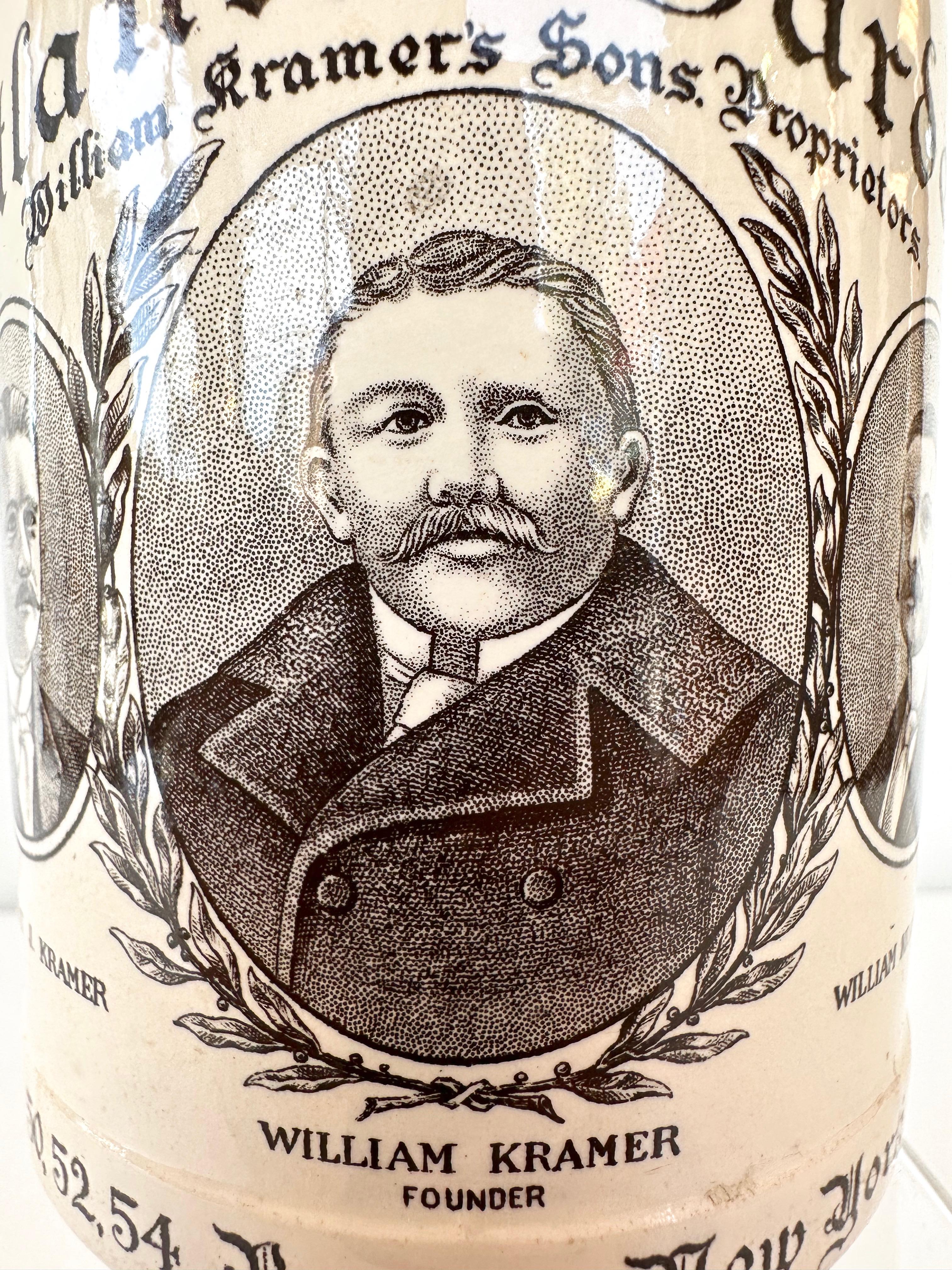 Stein di birra commemorativo del 50° anniversario di Villeroy & Boch 1908 Atlantic Garden in vendita 8