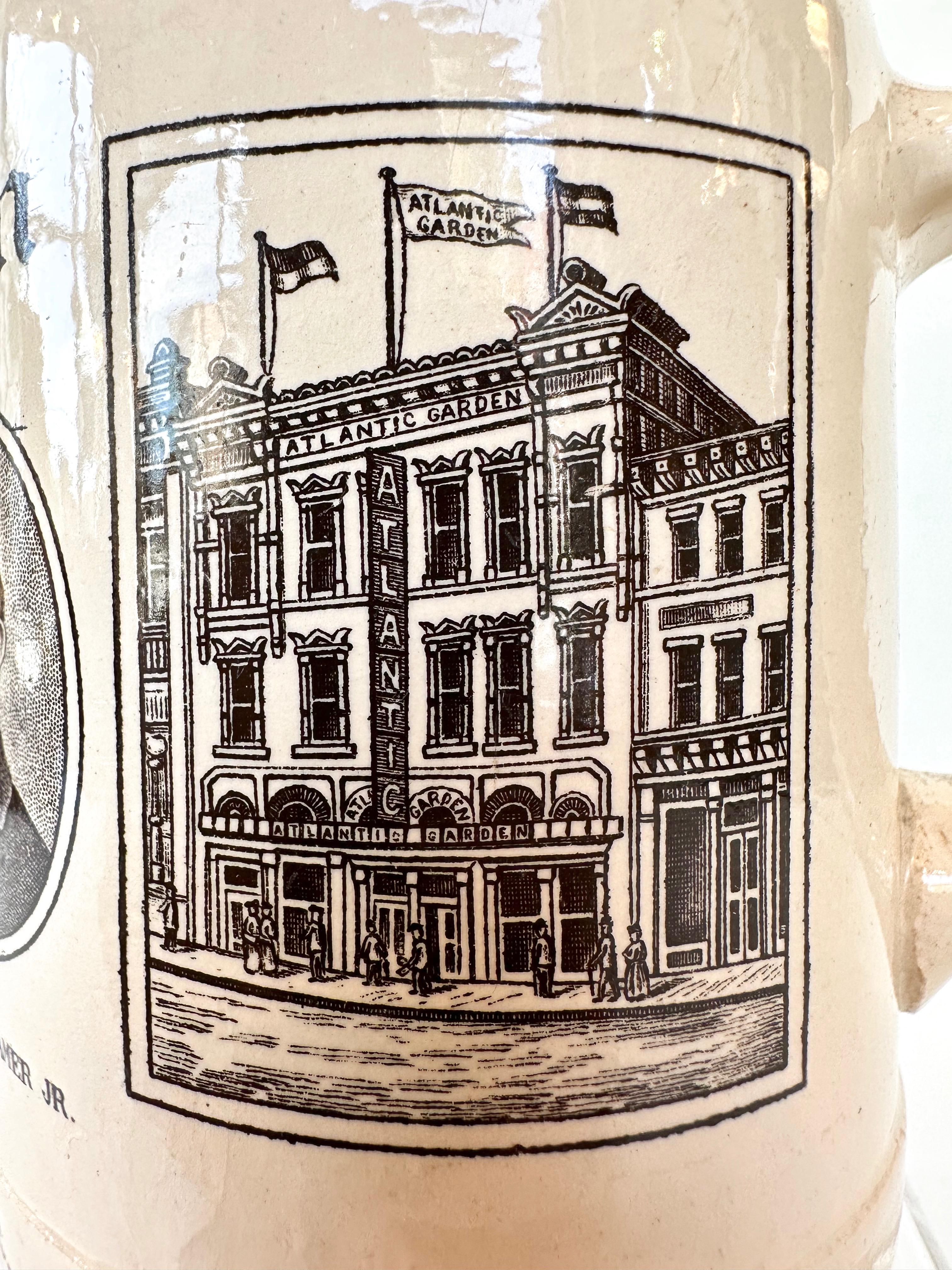 Stein di birra commemorativo del 50° anniversario di Villeroy & Boch 1908 Atlantic Garden in vendita 10