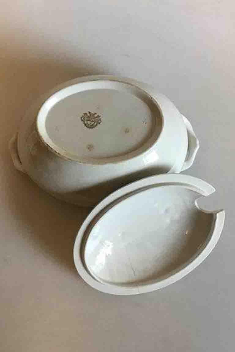 Villeroy and Boch Blue Olga Oval Tureen For Sale at 1stDibs