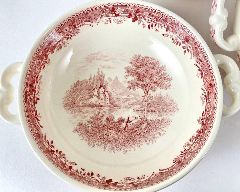 Villeroy Et Boch Vaisselle Ancienne Collection Bol à bouillon Villeroy and Boch de la collection Red Burgenland