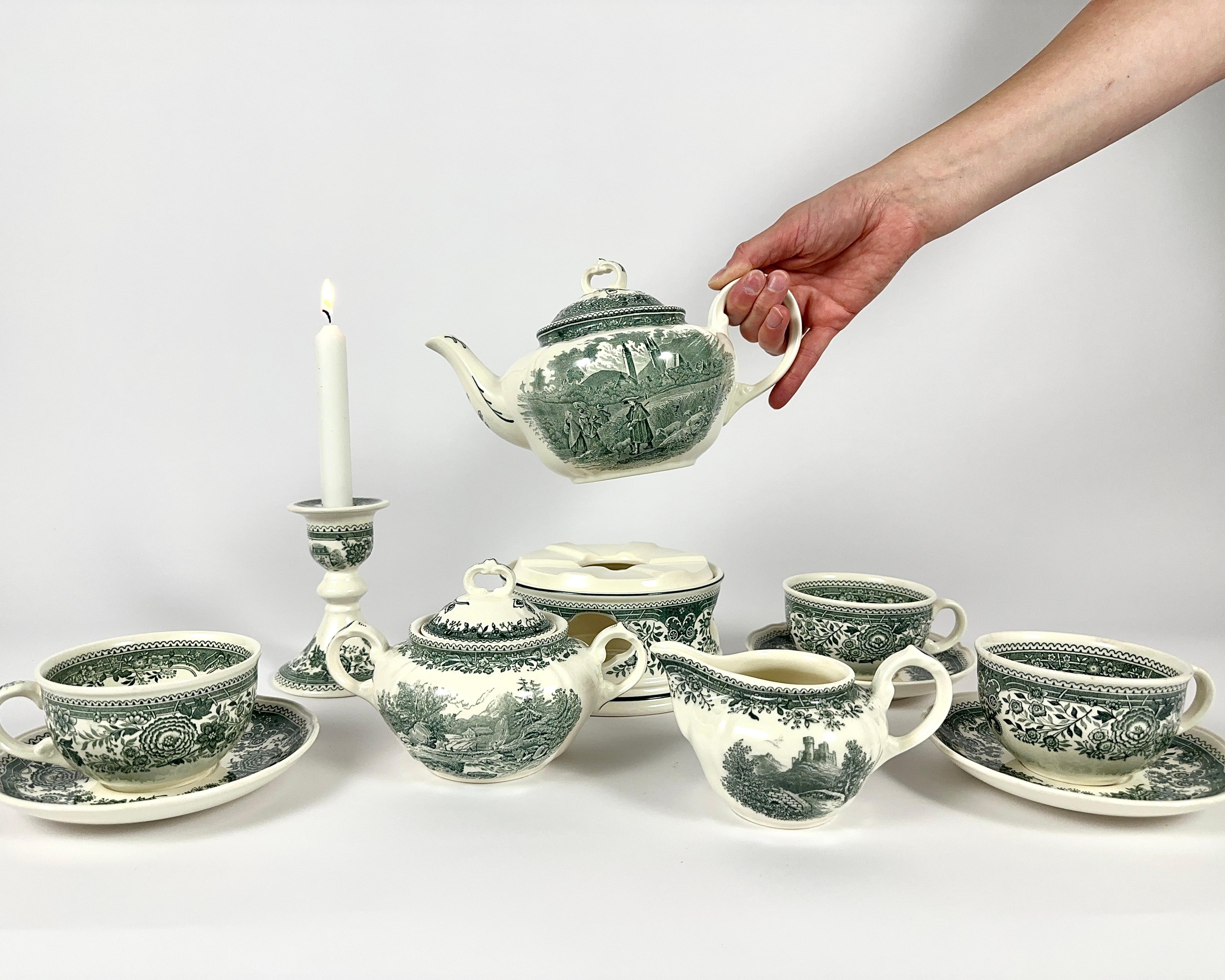 Juego de café y té de porcelana Villeroy & Boch Burgenland Años 70/80, Alemania Alemán en venta