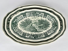 Villeroy & Boch Burgenland Grünes Servierplatten-Set 3 Vintage, Deutschland