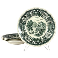 Villeroy & Boch Burgenland Zuppa Pasta Piatti Greene & Greene con bordo verde Zuppiera Piatto per insalata