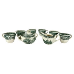 Villeroy & Boch Coffee Serving Set Green Burgenland with Stamp 1970s/80s