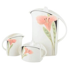 Villeroy & Boch. Coffee set “Iris” comprising coffee pot, sugar bowl and creamer