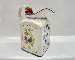 Villeroy & Boch Cottage Charm Pitcher/Jug Large Vintage Ceramic Hand-Painted