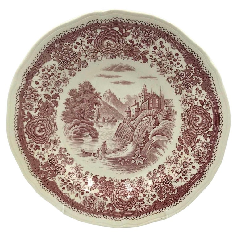 Villeroy and Boch Deep Soup Plates, Red Burgenland Series, Germany For Sale  at 1stDibs | villeroy & boch burgenland red