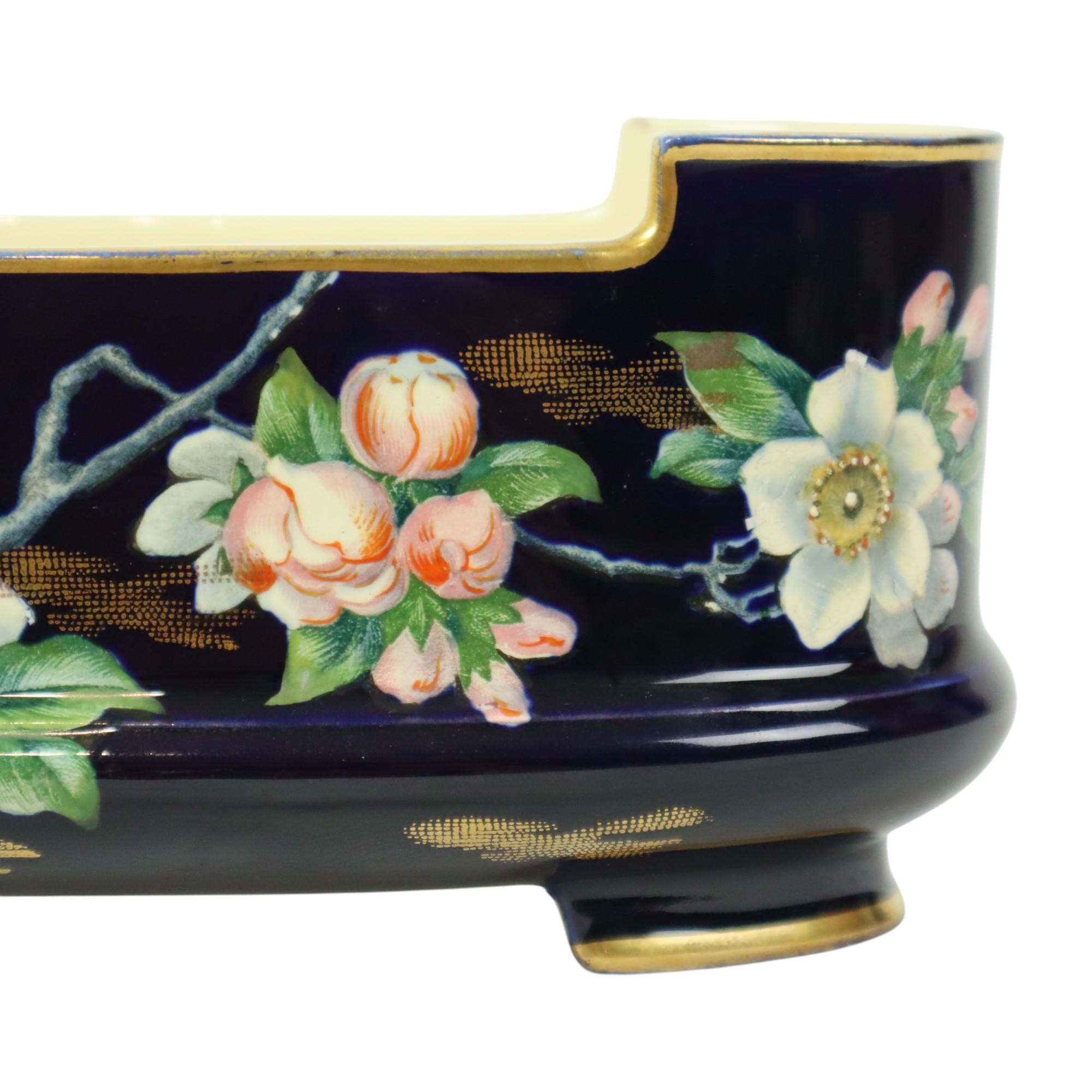 Villeroy & Boch Florale Art Nouveau Flower Pot Taiping Circa 1900 For Sale 2