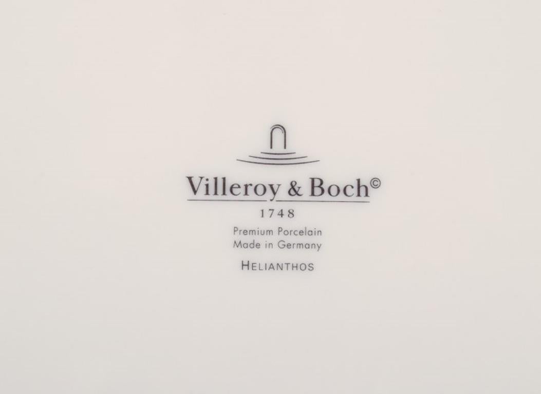Porcelaine Villeroy & Boch, Allemagne, deux grands plats en porcelaine 