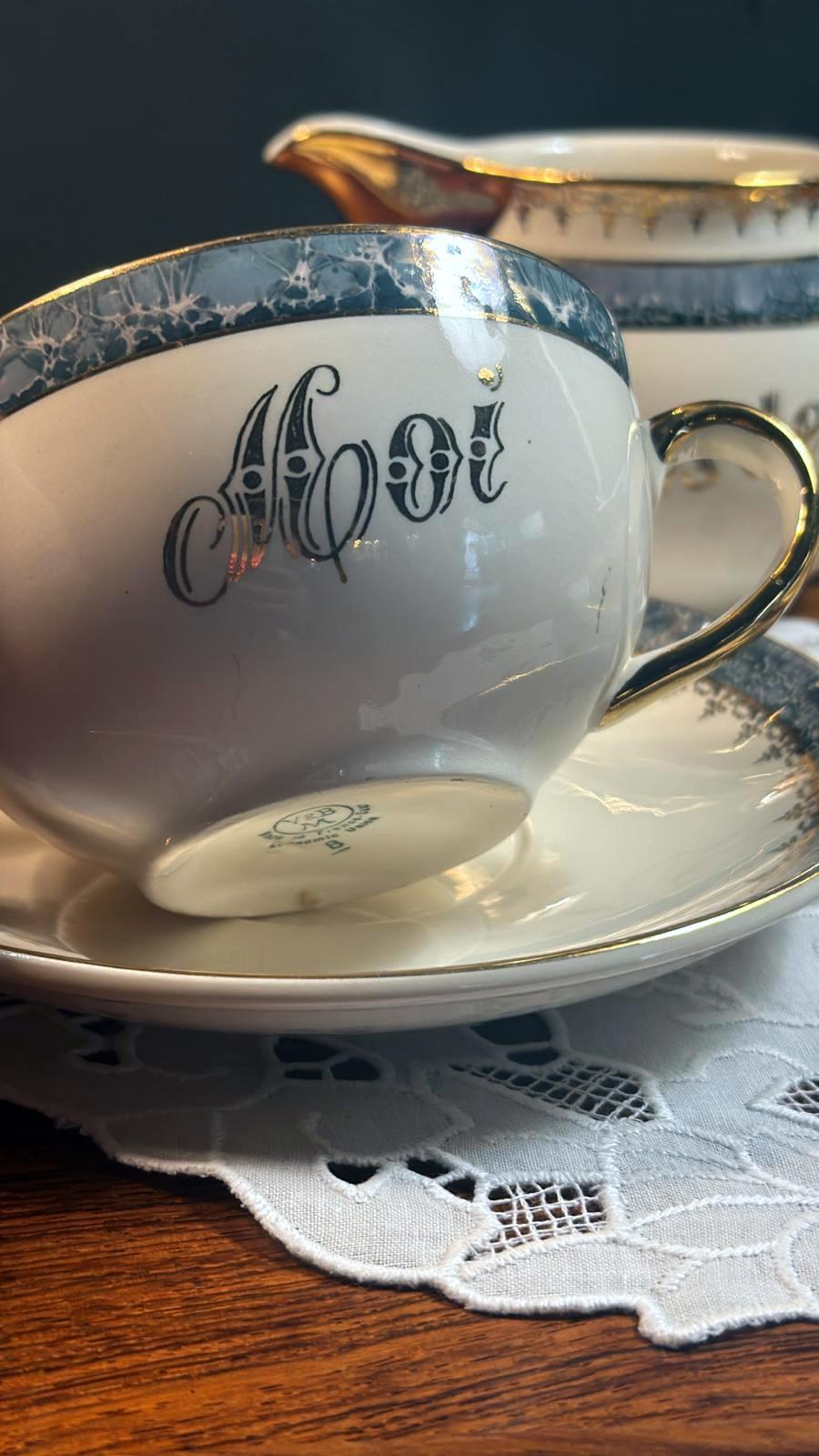 Ensemble Tete-A-Tete en faïence émaillée Villeroy & Boch en vente 8