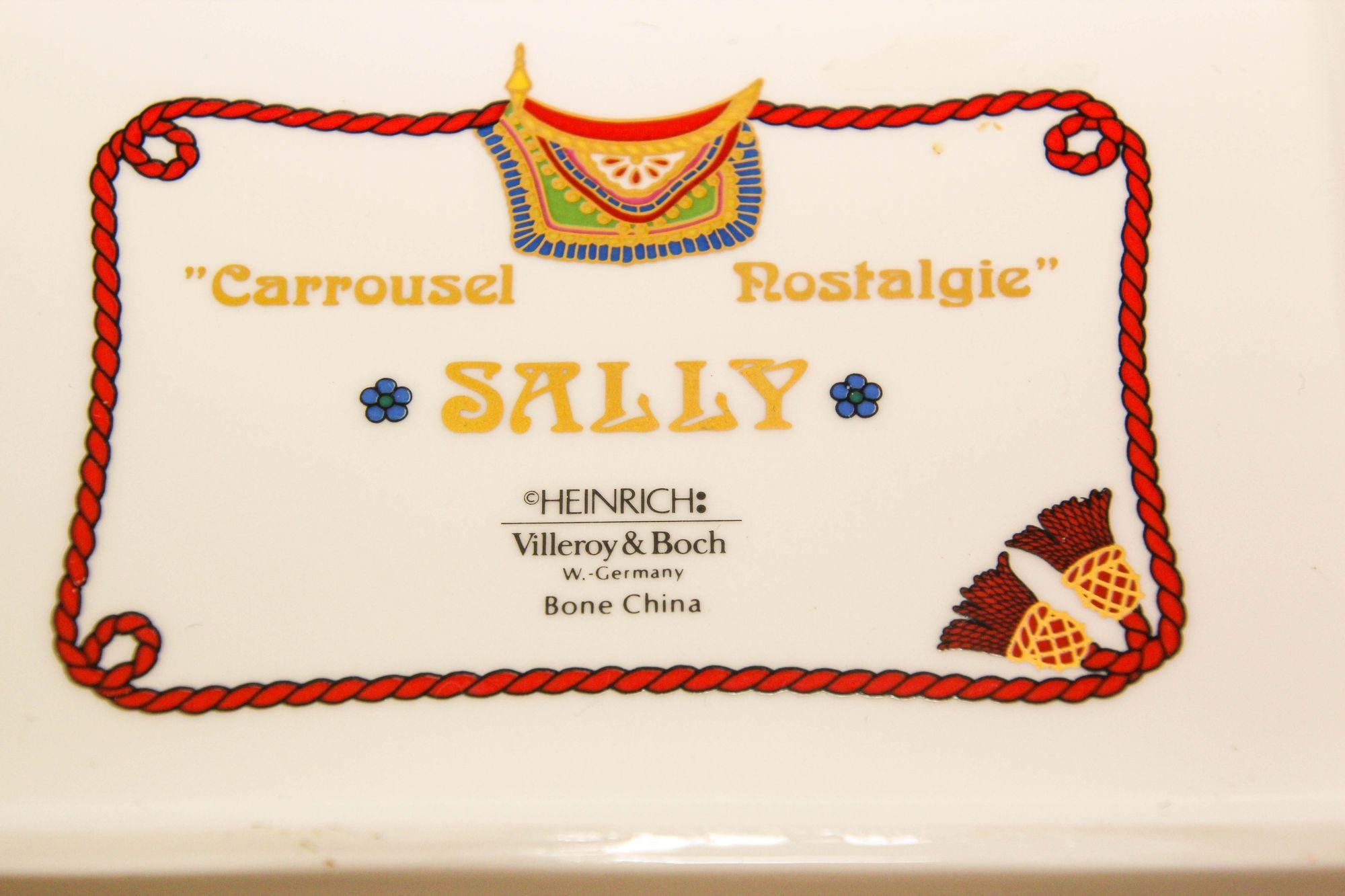 Villeroy & Boch Heinrich Carrousel Nostalgie Sally Aschenbecherschale/Schale/Kastenschachtel im Angebot 2