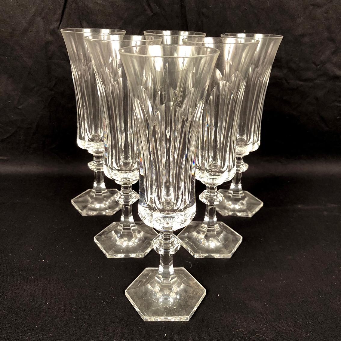 Villeroy & Boch, important service de verres en cristal, modèle Médicis For Sale 1