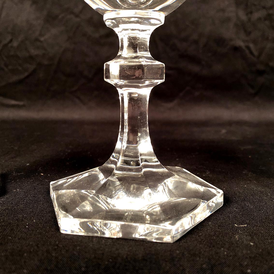 Villeroy & Boch, important service de verres en cristal, modèle Médicis For Sale 3