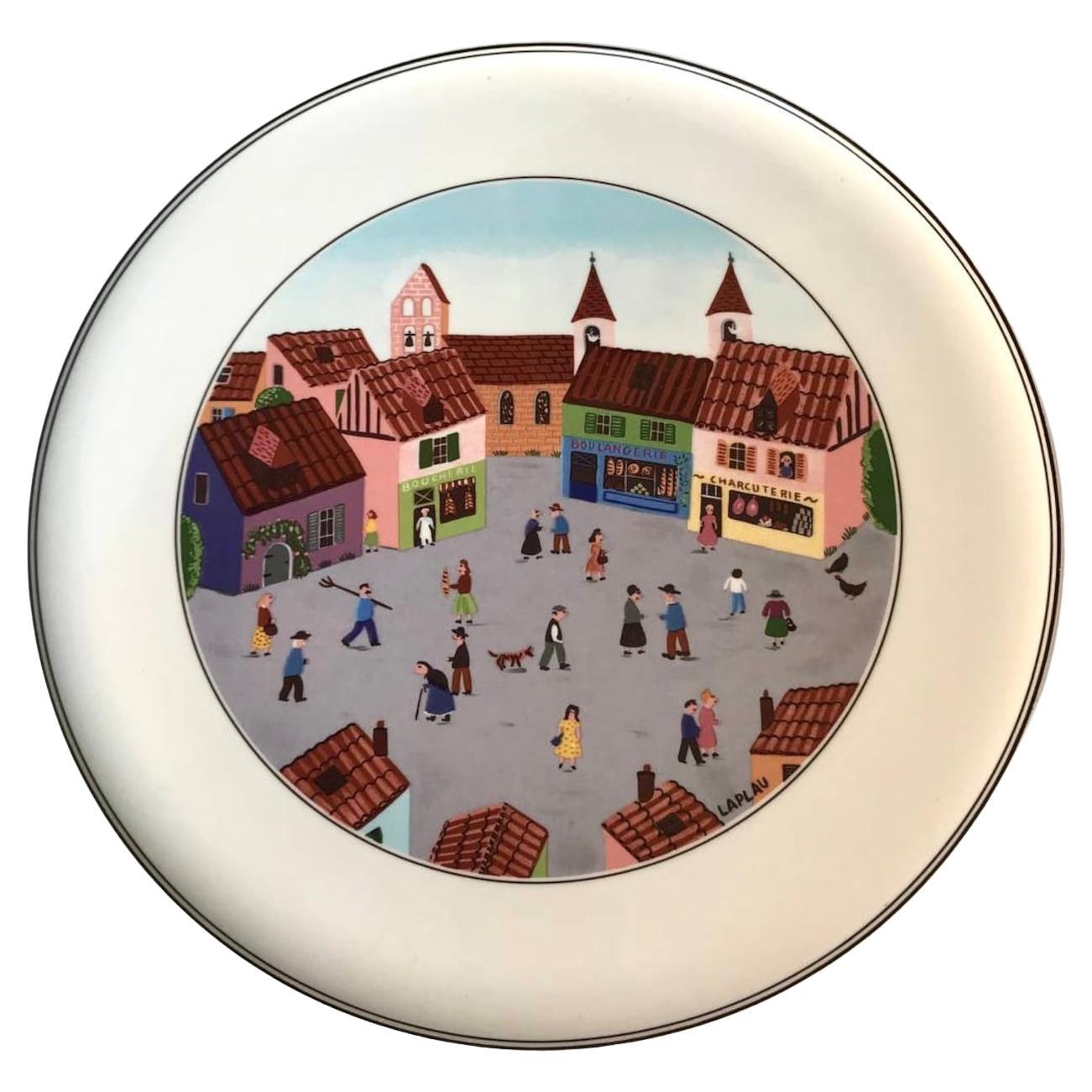 Villeroy & Boch LARGE Plate “Naif”, Luxembourg 