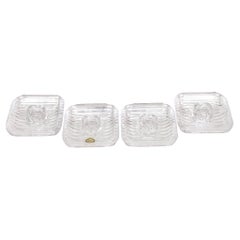 Villeroy 
Boch Lead Crystal Quadra Candle Holders - Set of 4