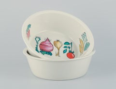 Villeroy & Boch, Luxemburgo, dos grandes cuencos de gres "Primabella".