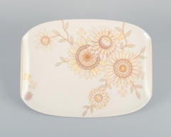 Villeroy & Boch, Luxembourg, two porcelain dishes in retro style.