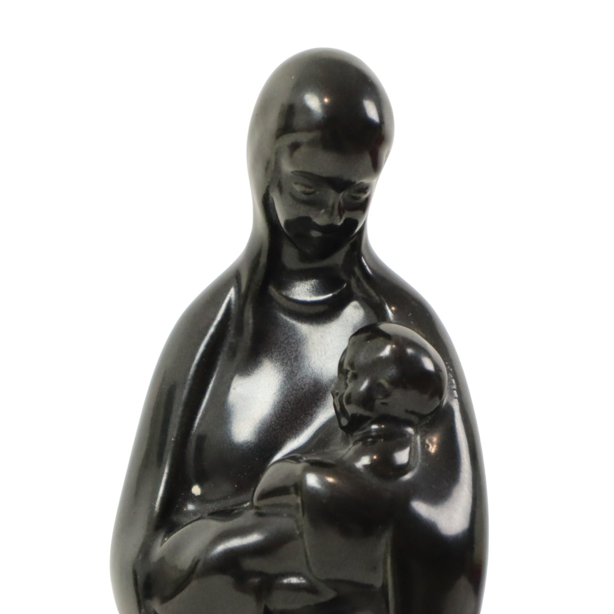 Ceramica Villeroy & Boch Madonna con Bambino in ceramica n. 655 in vendita