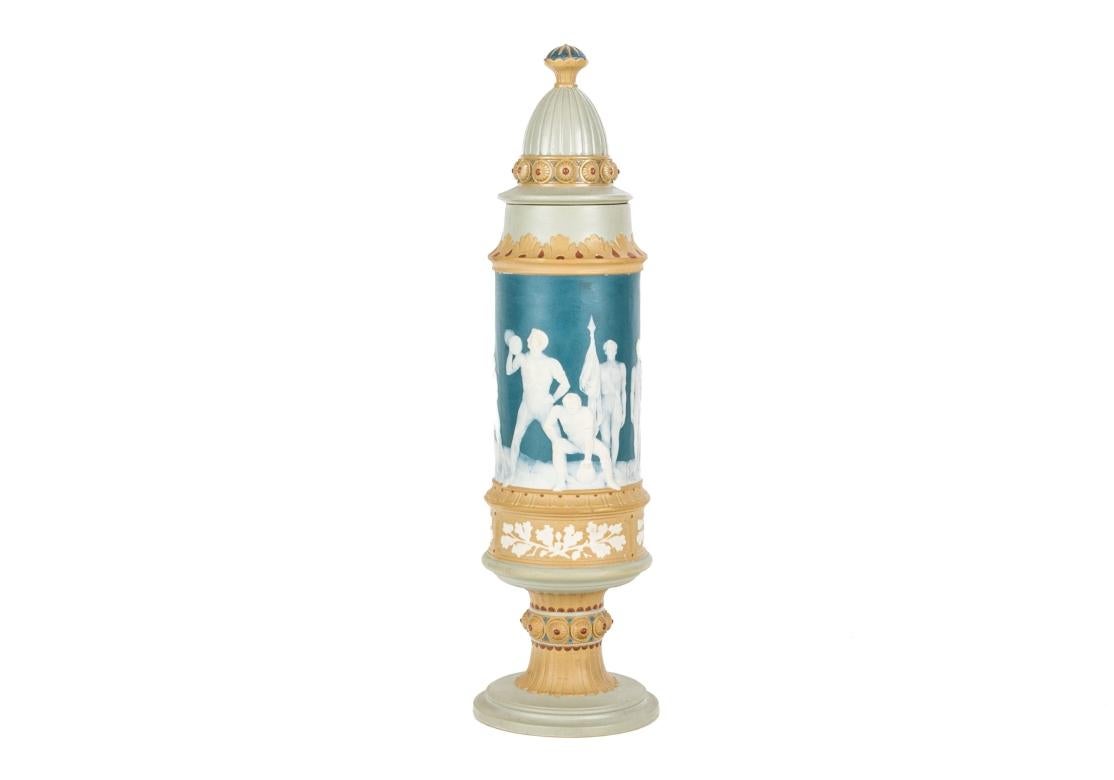 Neoclassical Villeroy & Boch Mettlach Pokal