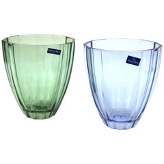 Villeroy & Boch Modern Style Glass Vases in Blue and Green