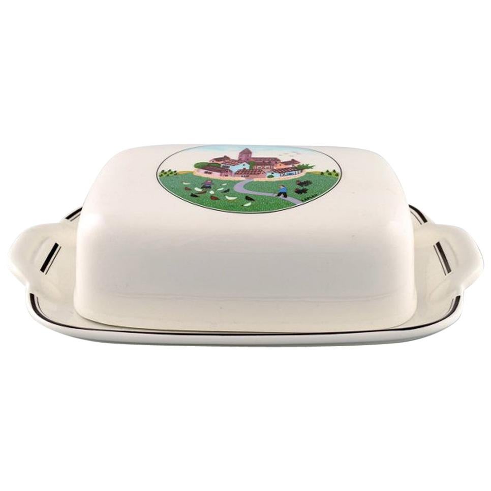 Villeroy & Boch Naif Butter Container with Dish in Porcelain