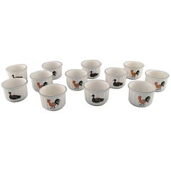 Villeroy & Boch Naif Dinner Service in Porcelain, a Set of 12 Small Bowls