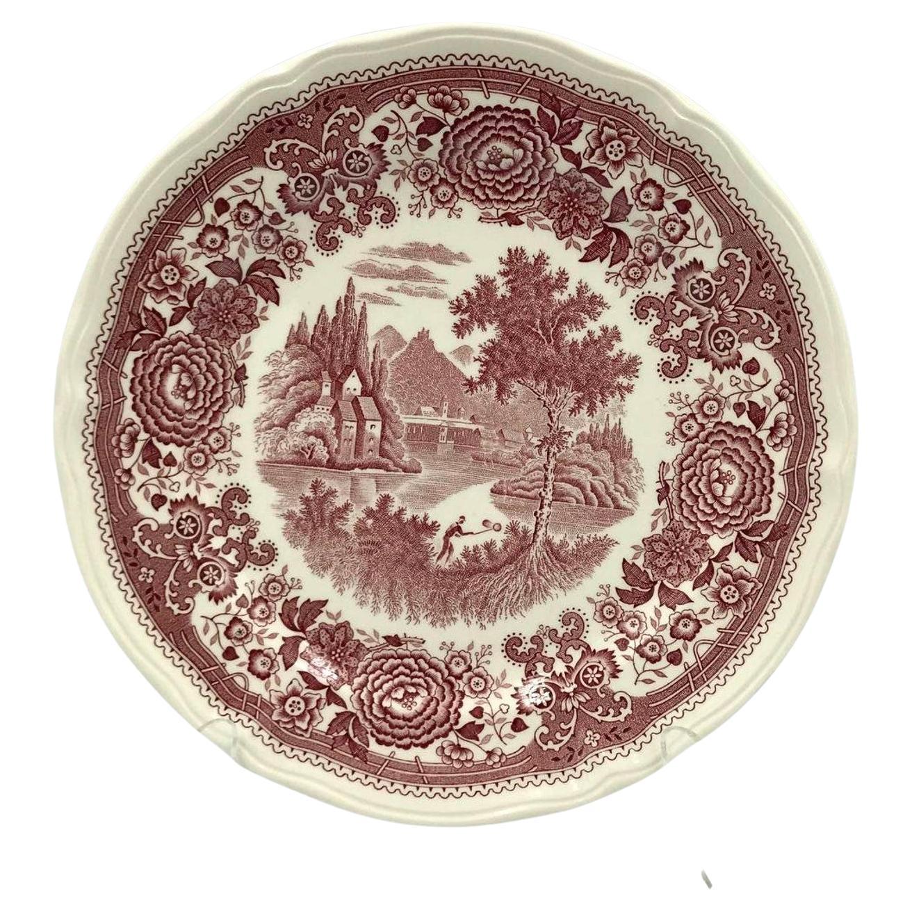 Assiettes plates en porcelaine Villeroy & Boch, série Burgenland, Allemagne en vente