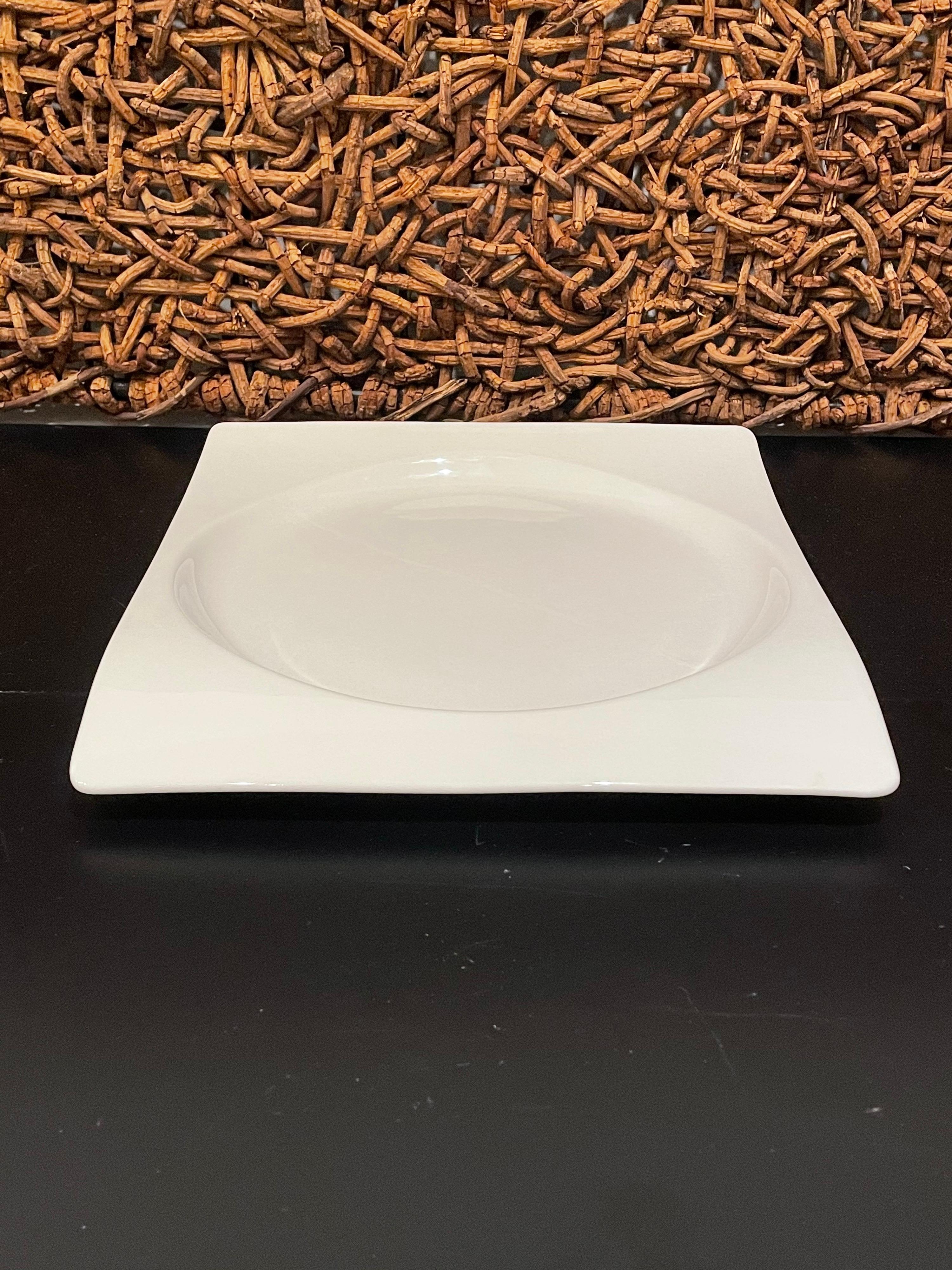 Post-Modern Villeroy & Boch Postmodern White Porcelain New Wave Platter